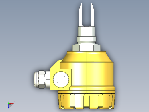 超声波设备H-69mm-2.72in-SS-PBT-ENCLOSURE-1-SPDT-RELAY-BSP-THREAD俯视缩略图