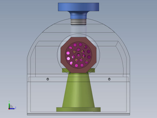 家用电动绞肉机设计（含三维SW模型+CAD图纸+说明）左视缩略图