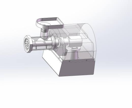 家用电动绞肉机设计（含三维SW模型+CAD图纸+说明）缩略图