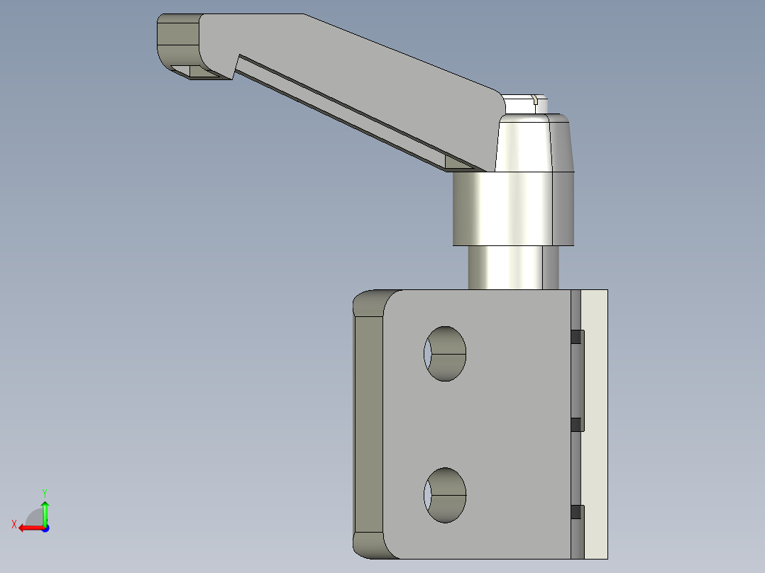 型材-KJN 45X45 DIE-CAST COMBI HINGE WITH LOCKING LEVER 095ZF4545F00S后视图