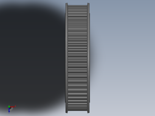 同步带轮HTPT60S5M150-A-H12俯视缩略图