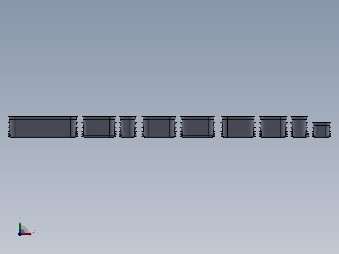 桌椅各类家具 (25)前视图