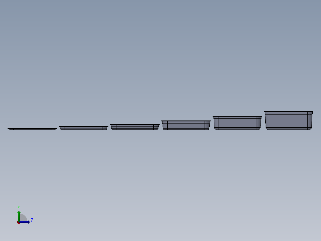 桌椅各类家具 (25)左视图