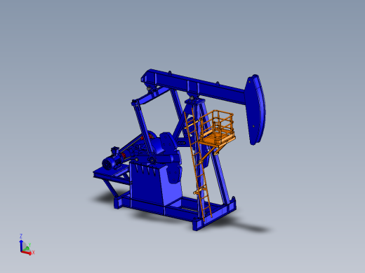 抽油机三维模型