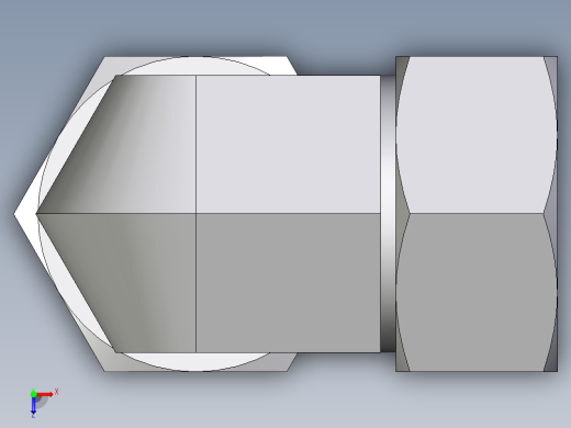 卡套式工业通用硬管接头EO_Assembled_adjustable_standpipe_elbow_EVW28LR71俯视缩略图