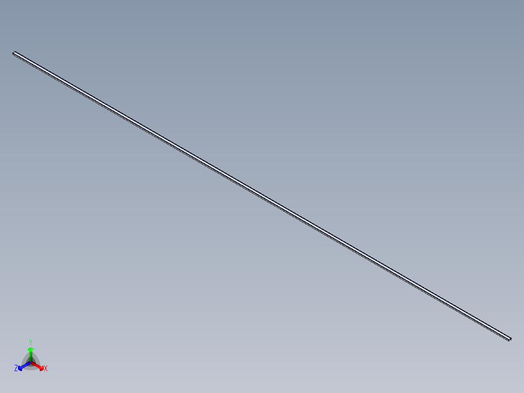 型材-BR 10 SLOT ALUMINIUM INFILL PROFILE KJN523258.STEP正等轴测图