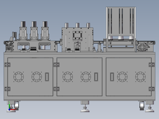 组装焊接机 3D前视缩略图