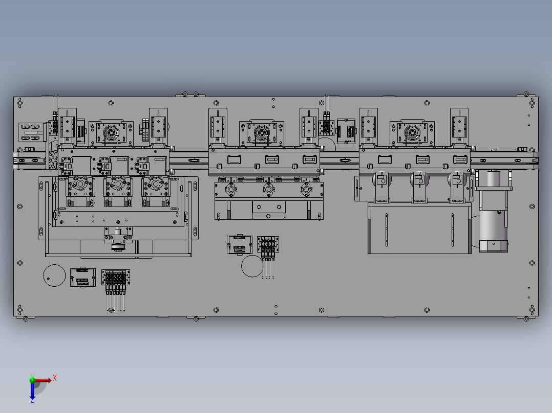 组装焊接机 3D俯视图