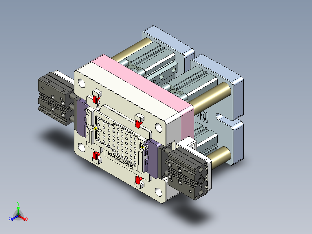 R4-笔记本CNC工装夹具三维模型CNC3-0902
