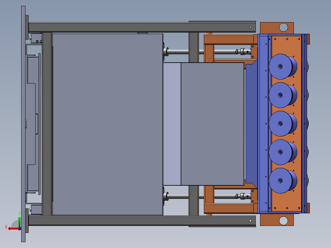2023.02月-可翻转5点位钣金平面焊点打磨机sw19后视图