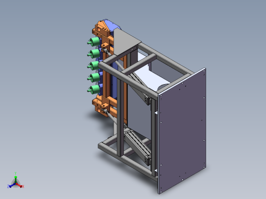 2023.02月-可翻转5点位钣金平面焊点打磨机sw19正等轴测缩略图