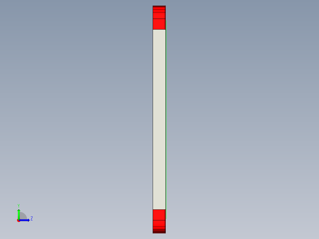 平板电脑外壳内腔开粗程序图档左视图
