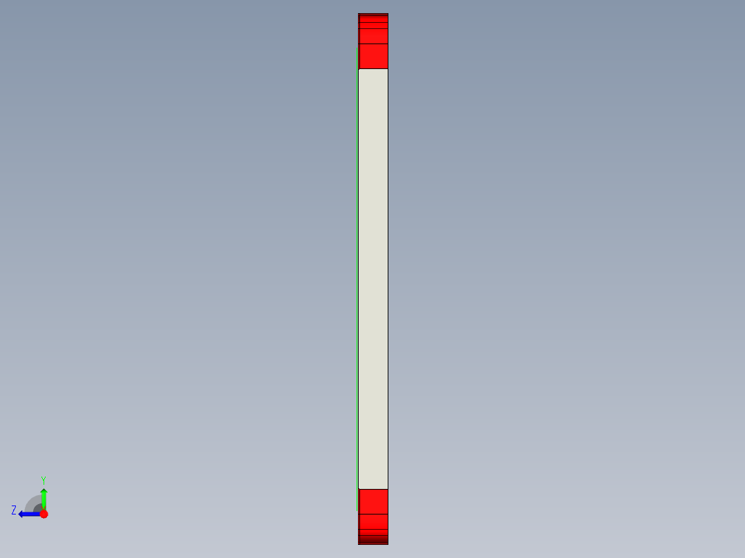 平板电脑外壳内腔开粗程序图档右视图