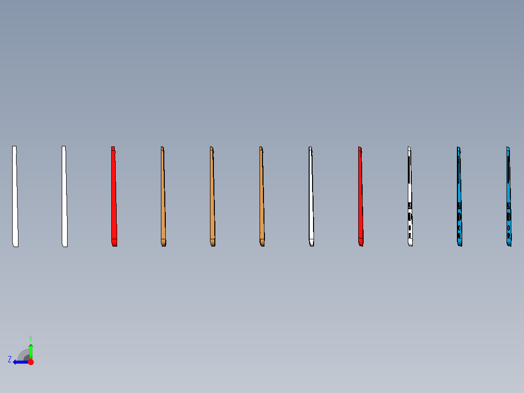 EDB41-C-笔记本CNC工装夹具三维模型4CELL-JP版本右视图