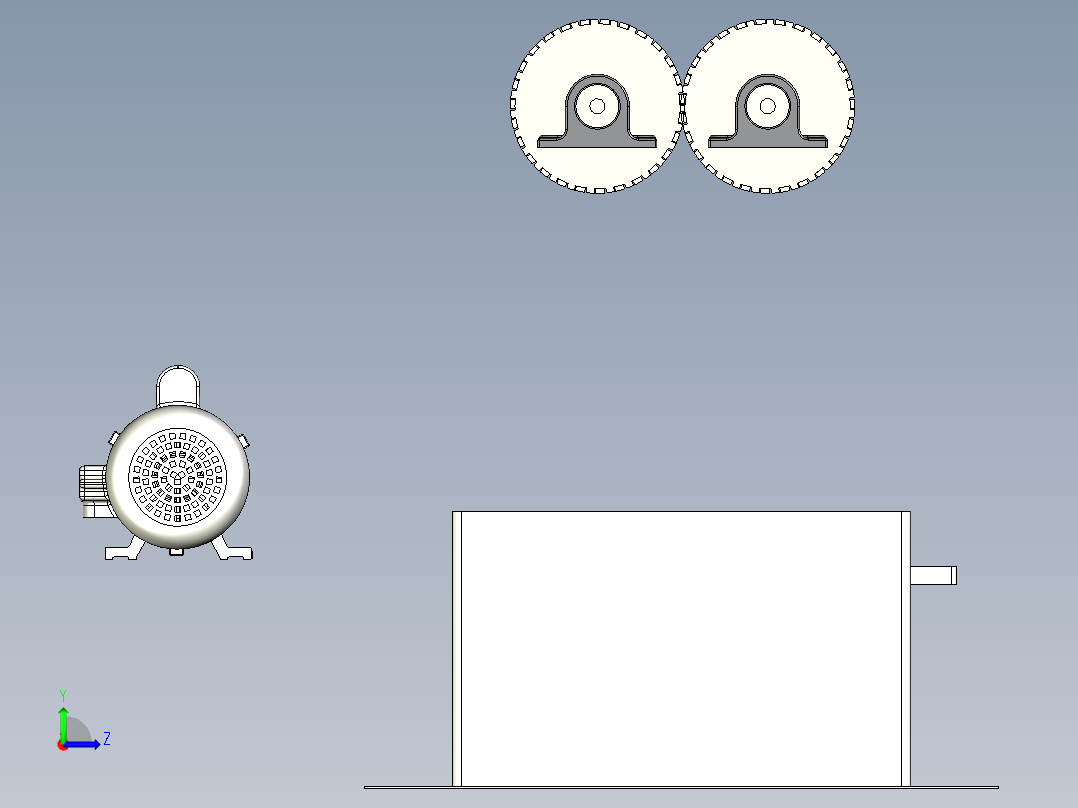 A3003280-切菜机动物饲料切碎机左视图