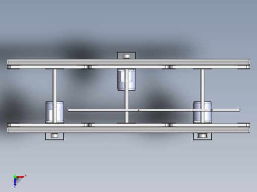 1.19米0.367米宽双带输送机构