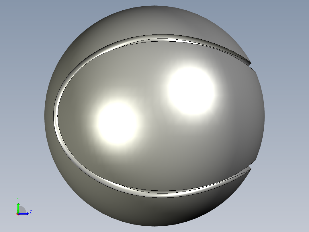 网球、网球拍(8)左视图