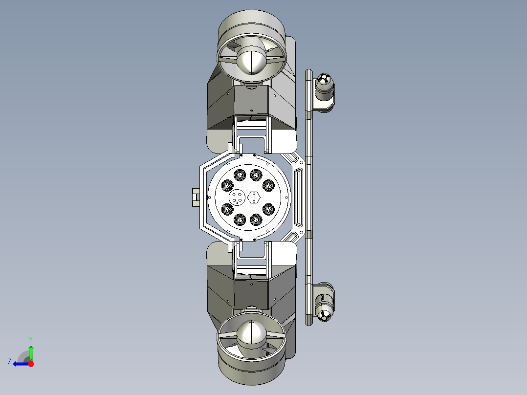 ROV-BG320无人机右视图