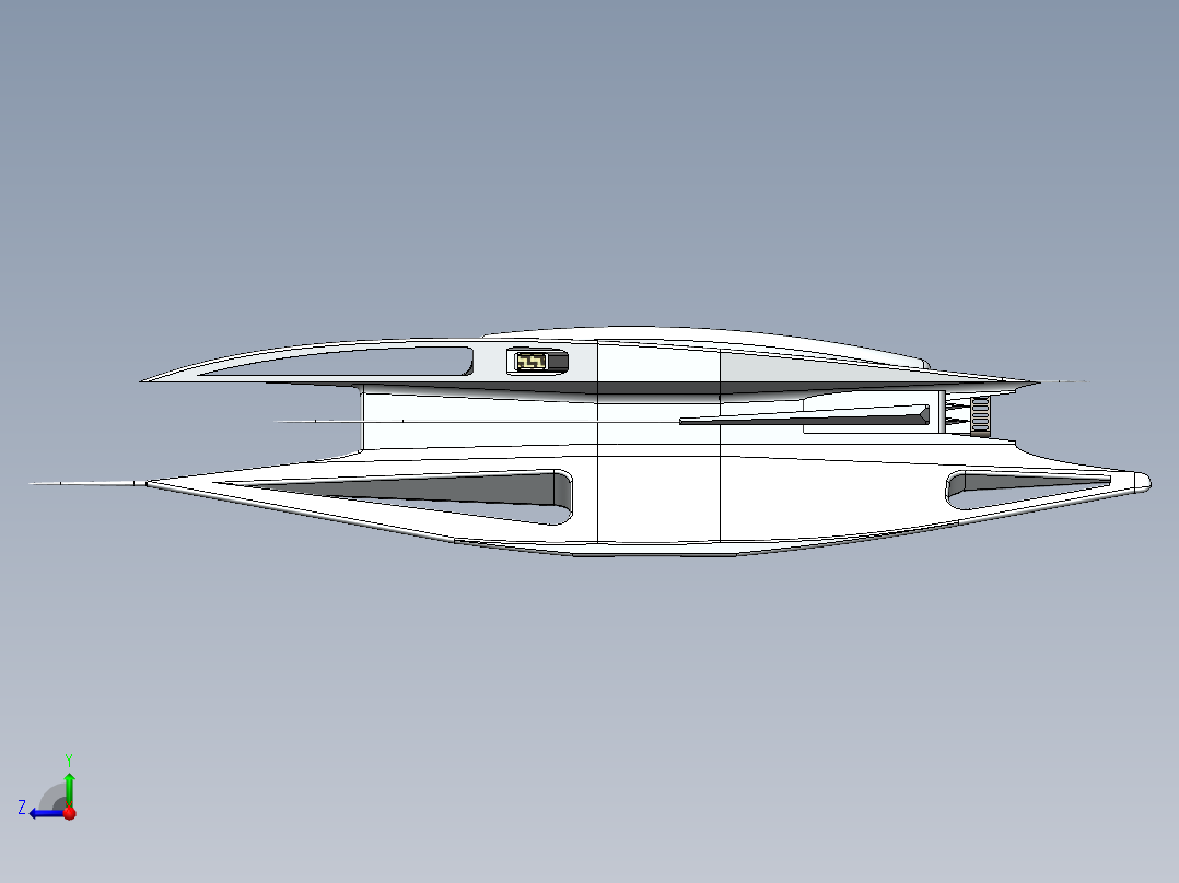 宇宙飞船(13)右视图
