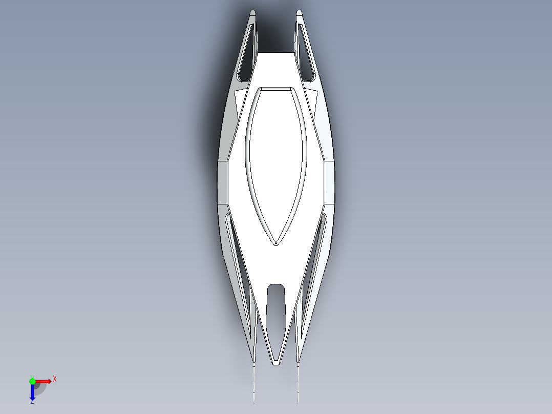 宇宙飞船(13)俯视图