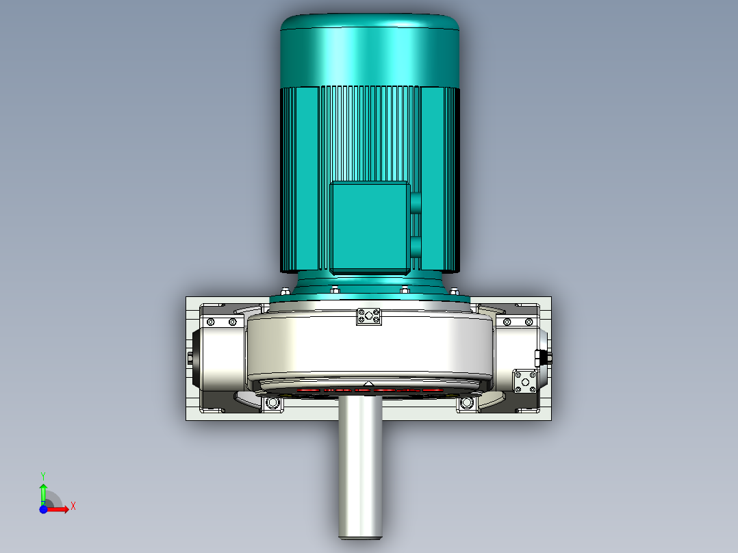 B2004404-螺纹旋切装置前视图