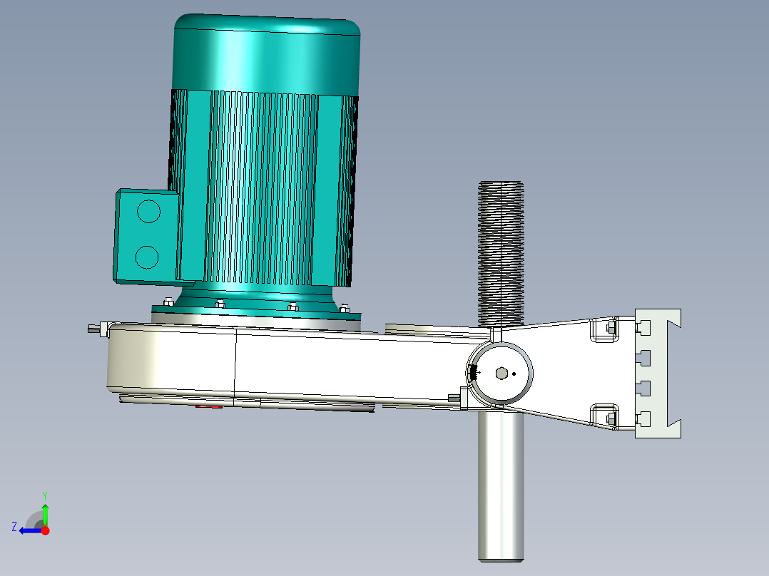 B2004404-螺纹旋切装置右视图