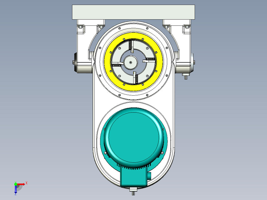 B2004404-螺纹旋切装置俯视图