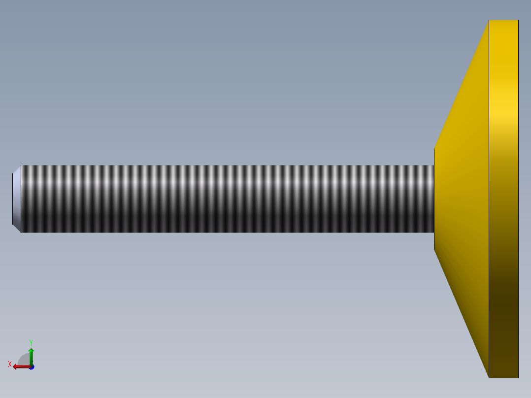 双孔脚杯∮100×M16×150后视图