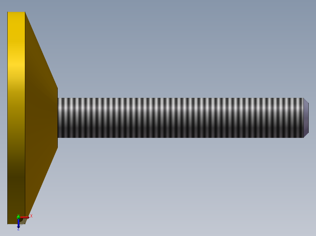 双孔脚杯∮100×M16×150俯视图