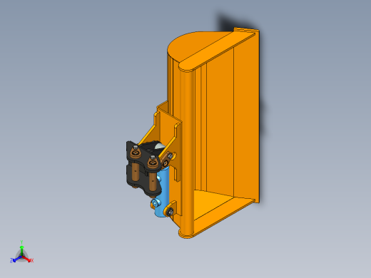 小型挖掘机可倾式开沟斗 - 70cm
