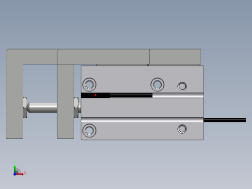 气缸HLH16X30S(0)+(DS1-H-2)前视缩略图