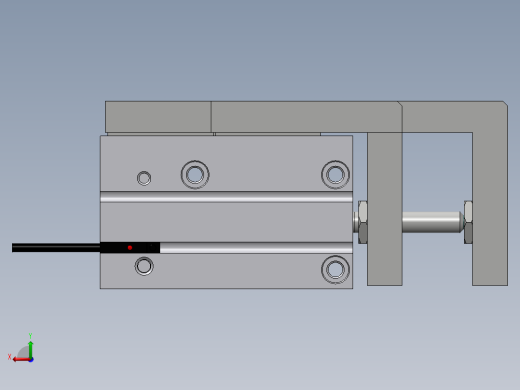 气缸HLH16X30S(0)+(DS1-H-2)后视缩略图