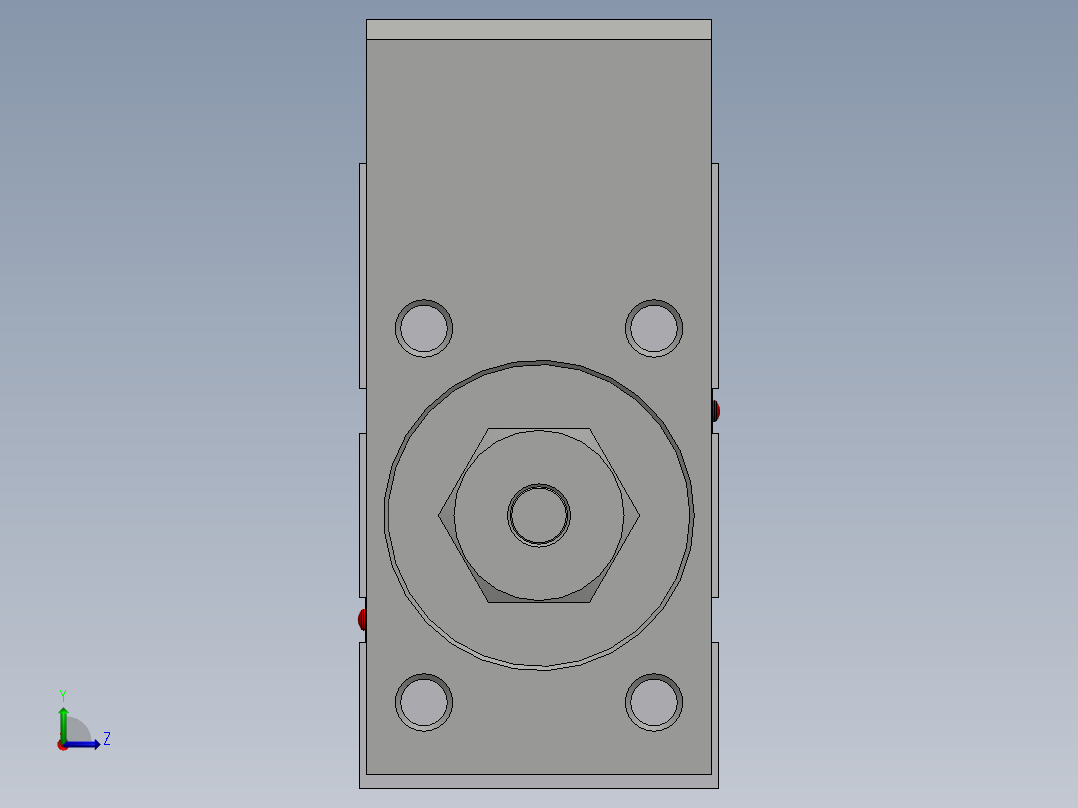 气缸HLH16X30S(0)+(DS1-H-2)左视图