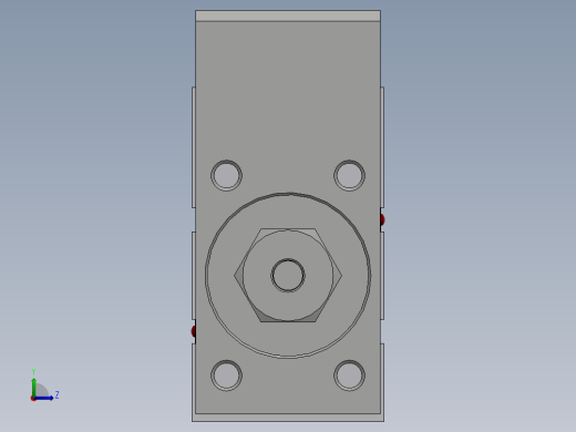气缸HLH16X30S(0)+(DS1-H-2)左视缩略图