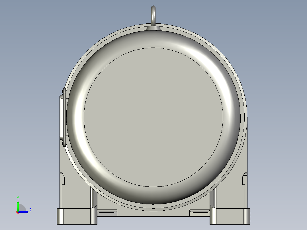 BWD型单级摆线针轮减速机BWD09-23-Y018-4P-M1-1左视图
