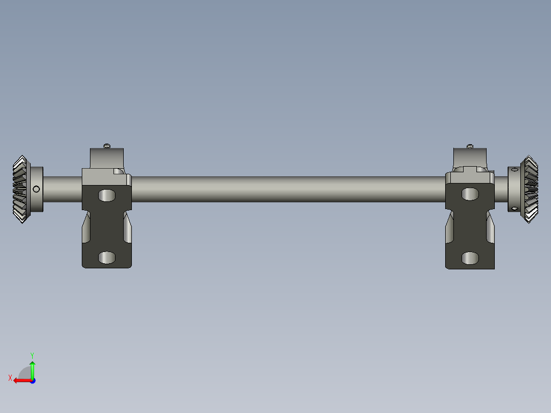 贴胶调节杆组件1后视图