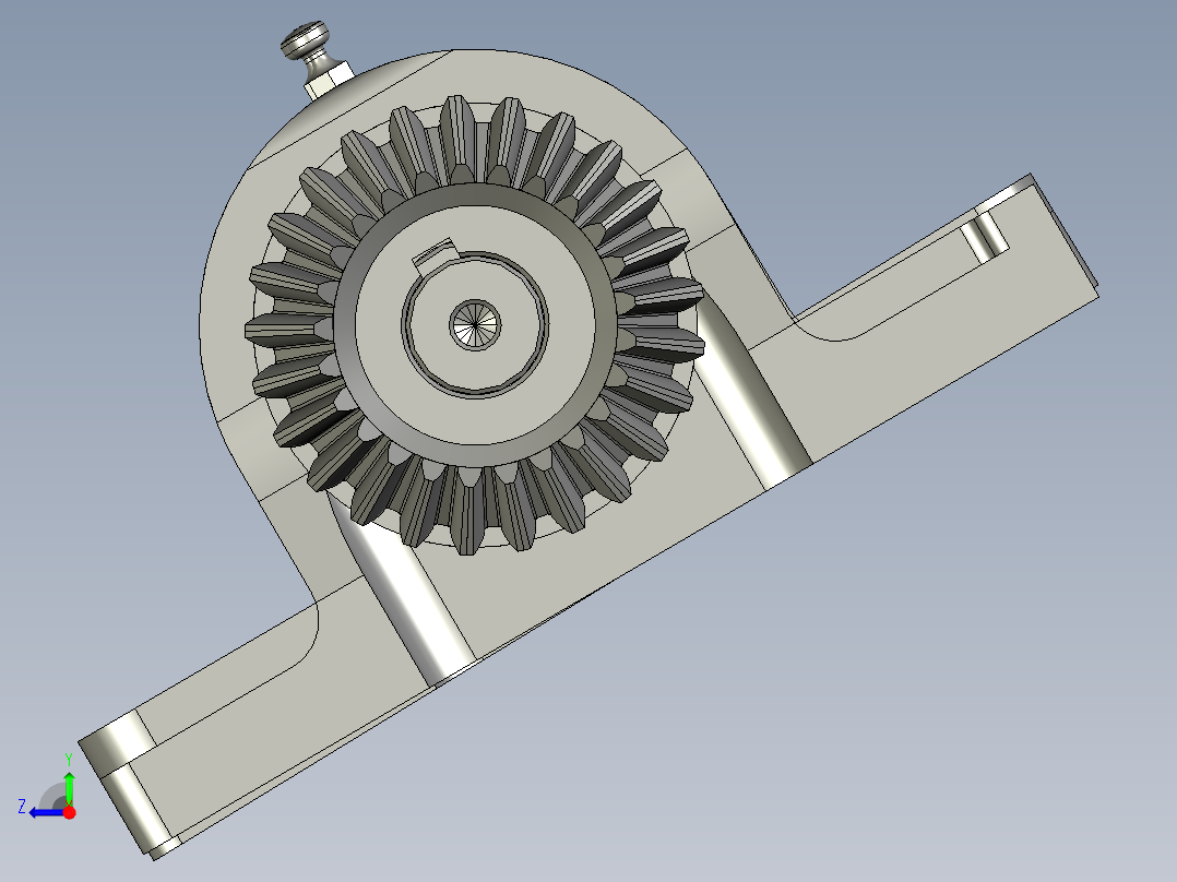 贴胶调节杆组件1右视图
