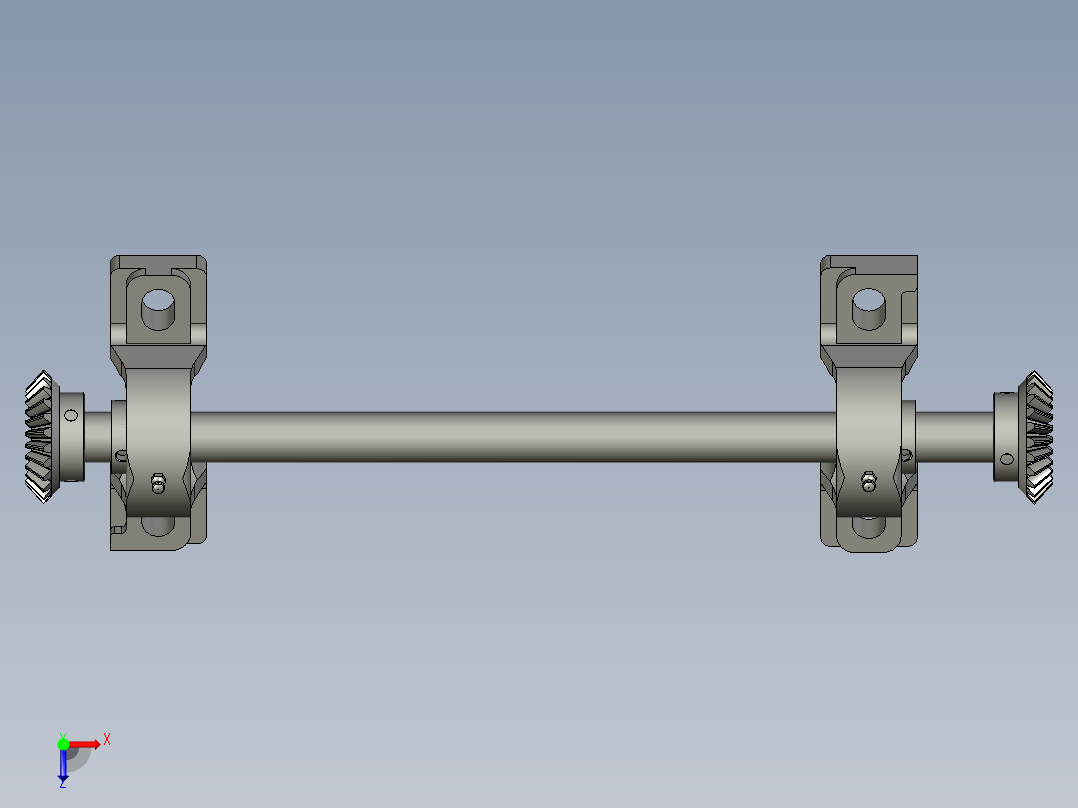贴胶调节杆组件1俯视图
