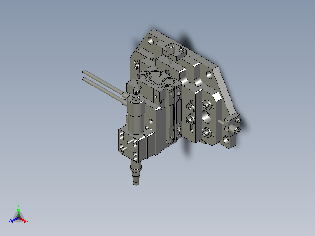 TJ17SZ0409B-003-000(焊枪模组部)正等轴测图