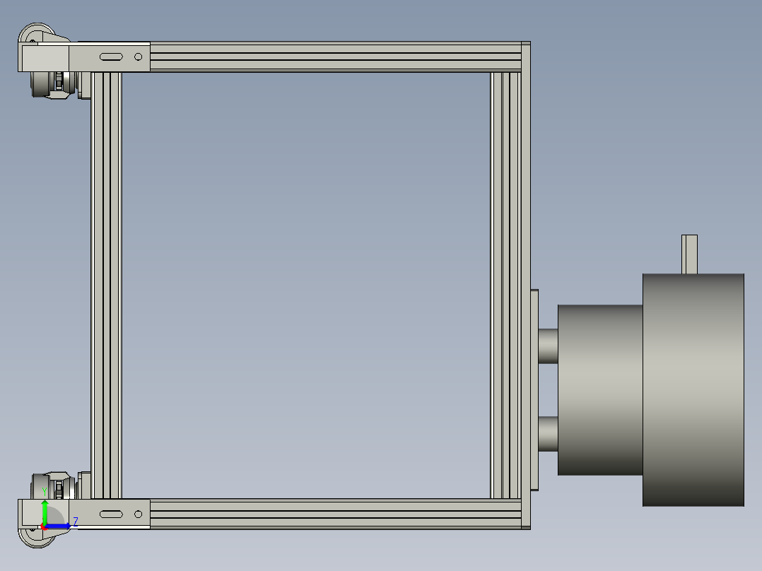 n振动盘组件左视图