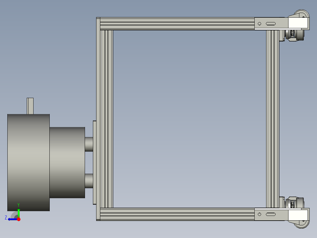 n振动盘组件右视图
