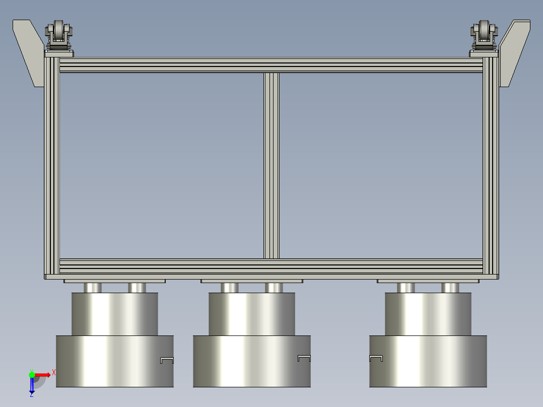 n振动盘组件俯视图