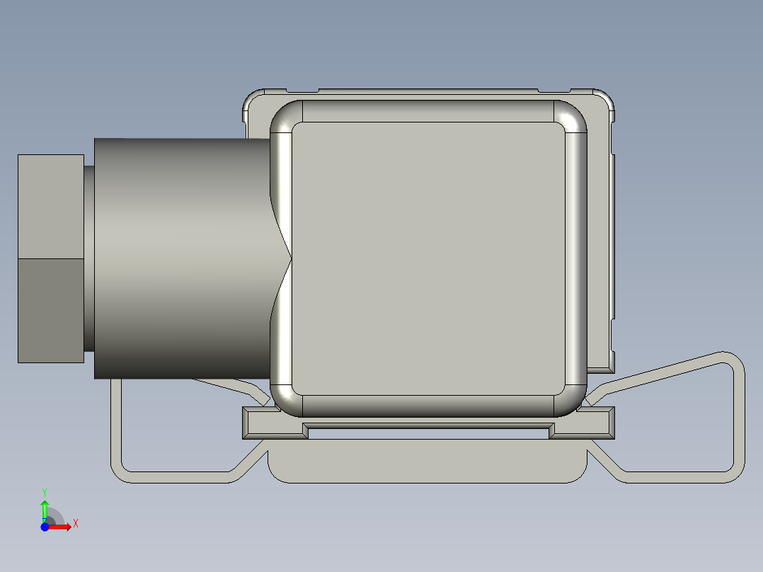 位移传感器KTC-225带座子B12GDME前视图
