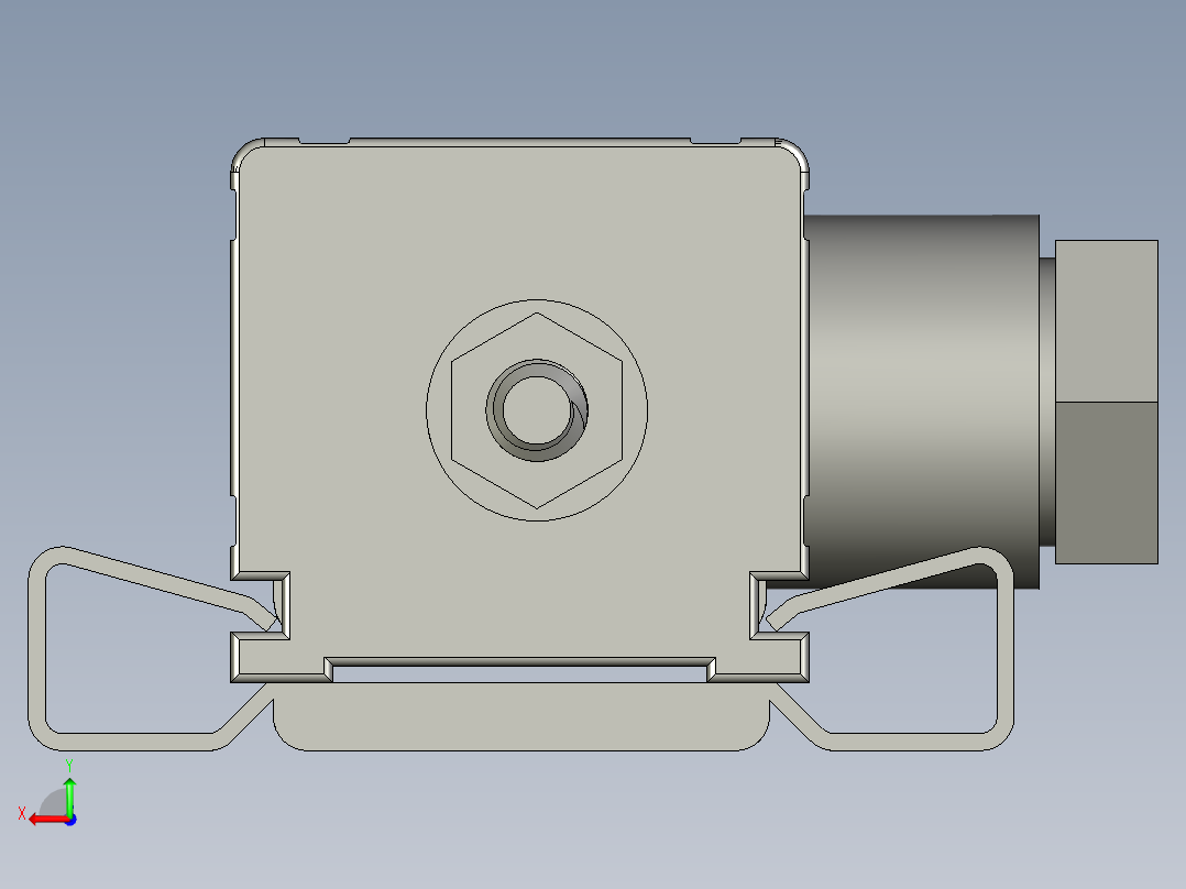 位移传感器KTC-225带座子B12GDME后视图