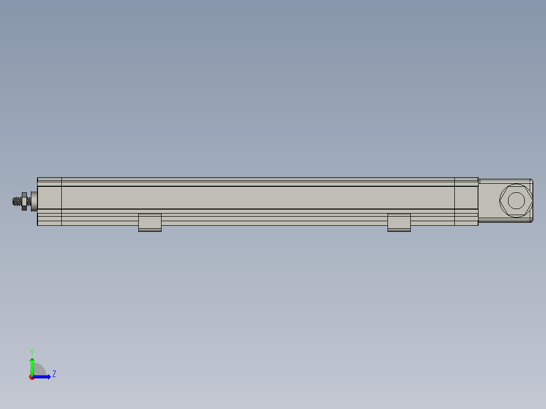 位移传感器KTC-225带座子B12GDME左视图