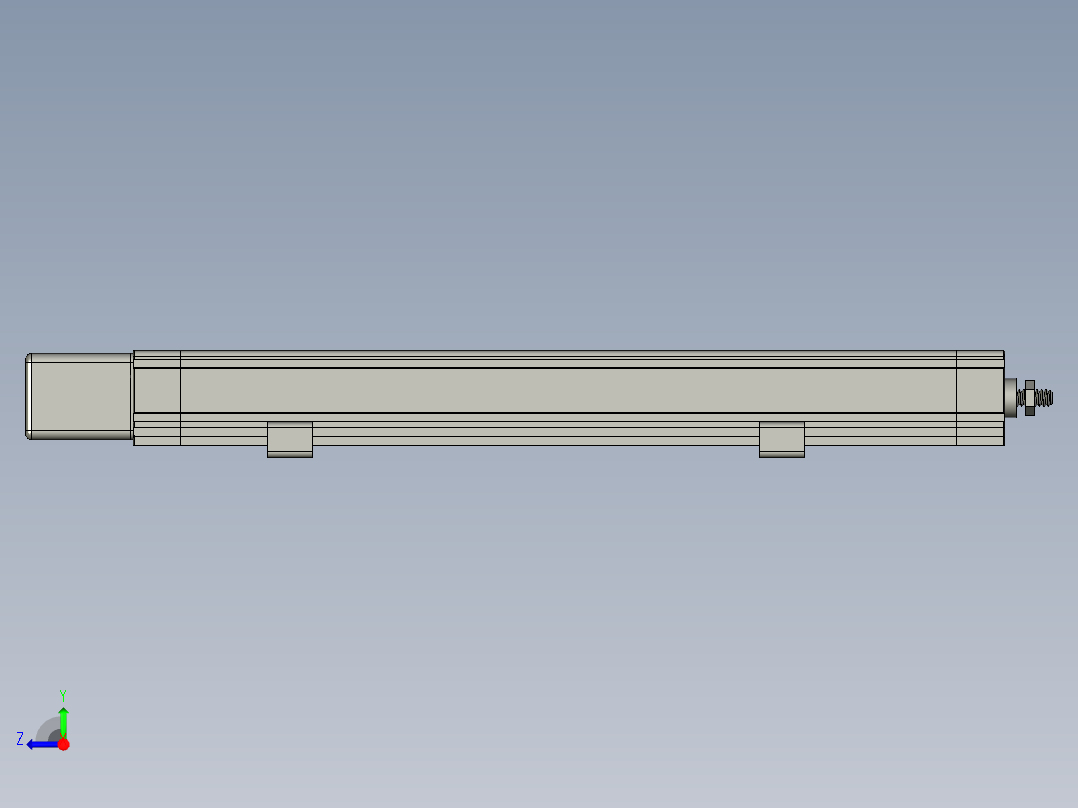 位移传感器KTC-225带座子B12GDME右视图