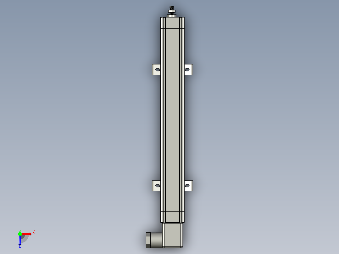 位移传感器KTC-225带座子B12GDME俯视图