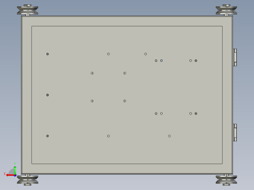 地面驱动式齿形皮带升降机后视缩略图