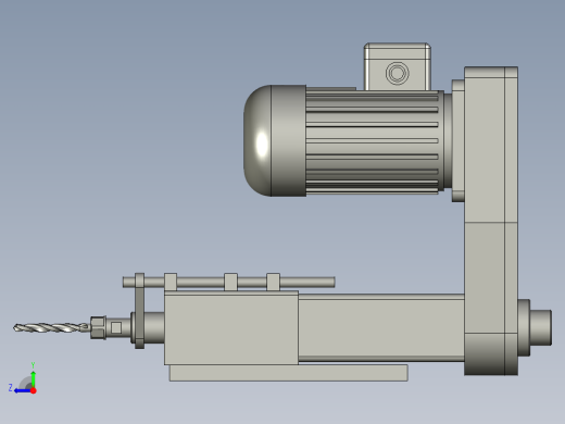 倒内角执行机构部分右视缩略图