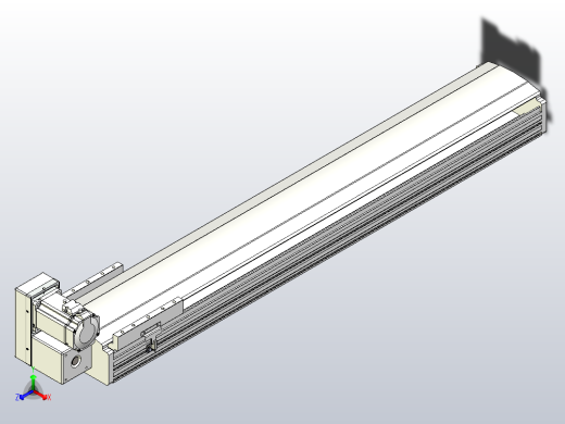 皮带直线轴半封闭可选导轨TPA-HNB-202D-140-L1000-LU-C-P75-N3